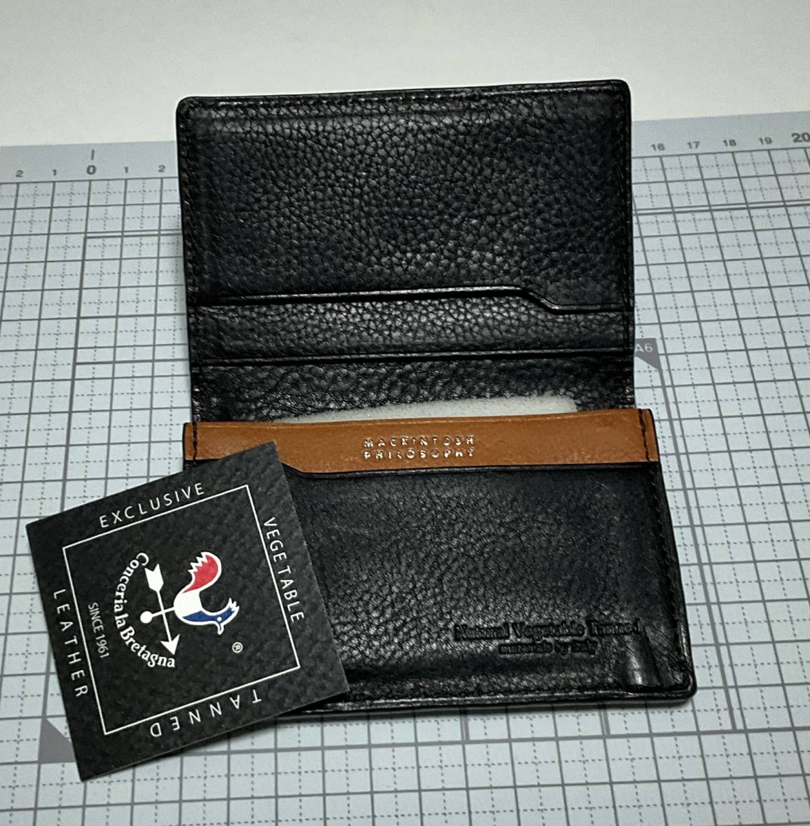 【低価，お買い得】 M25 / マッキントッシュフィロソフィー カードケース MACKINTOSH PHILOSOPHY 名刺入れ 牛革 イタリアンレザー(男性用)｜売買されたオークション情報、yahooの商品情報をアーカイブ公開 - オークファ 男性用