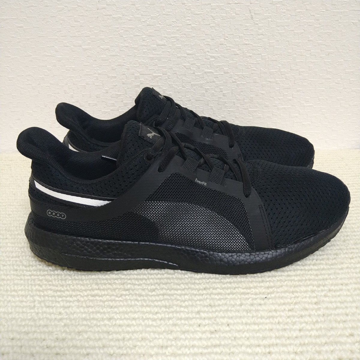 PUMA】プーマ ランニングシューズ NRGY 黒 トレーニング シンプル 