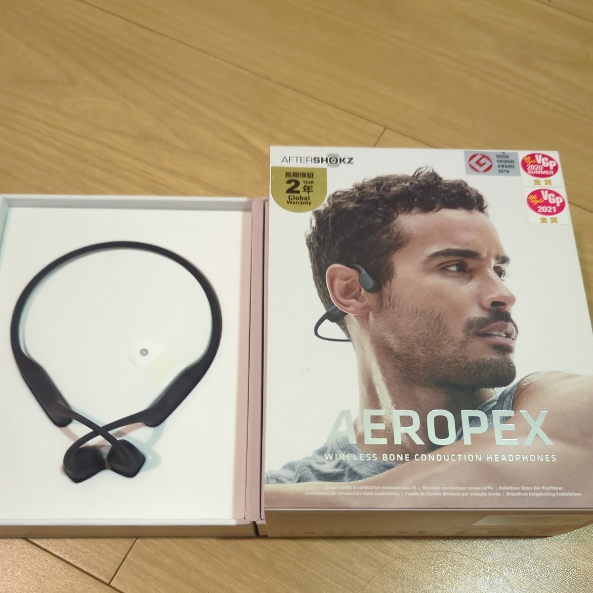 AfterShokz AEROPEX 骨伝導 ワイヤレスヘッドホン AS800