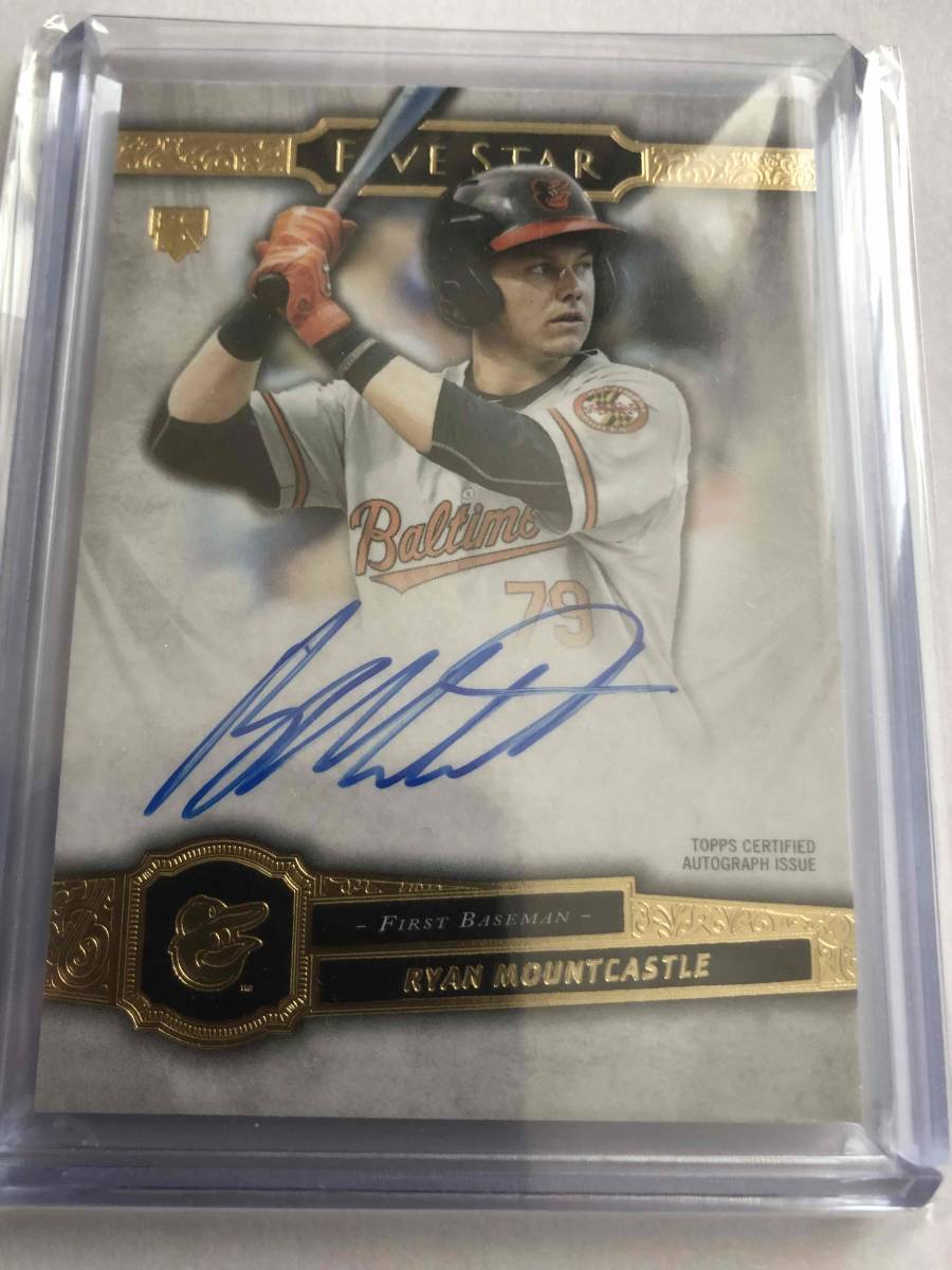 0 Topps Five Star Ryan ⁄ Rookie Mountcastle RC Card MOUNTCASTLE