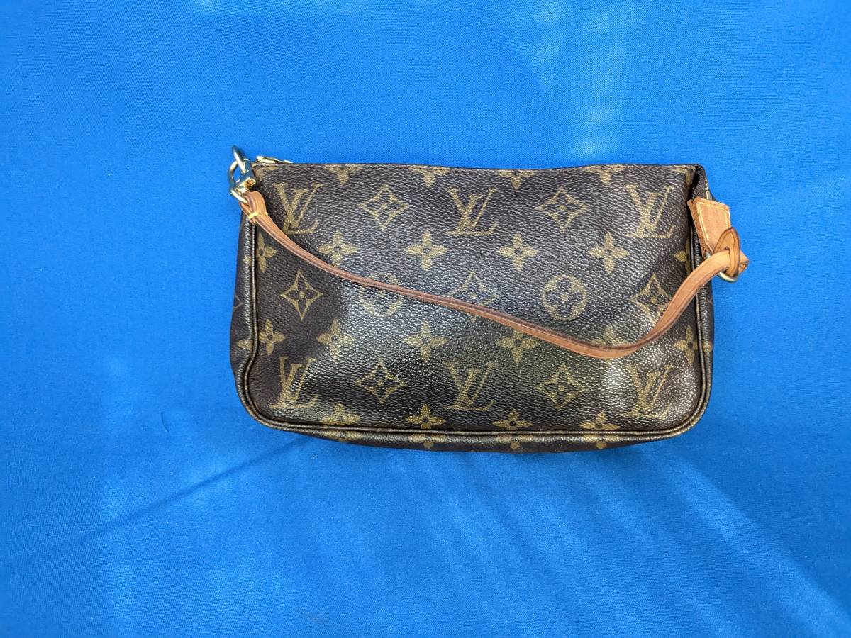 【USED・難あり現状品】ルイヴィトン/LOUIS VUITTON/ポシェットアクセソワール/モノグラム/ミニハンドバッグ/ポーチ