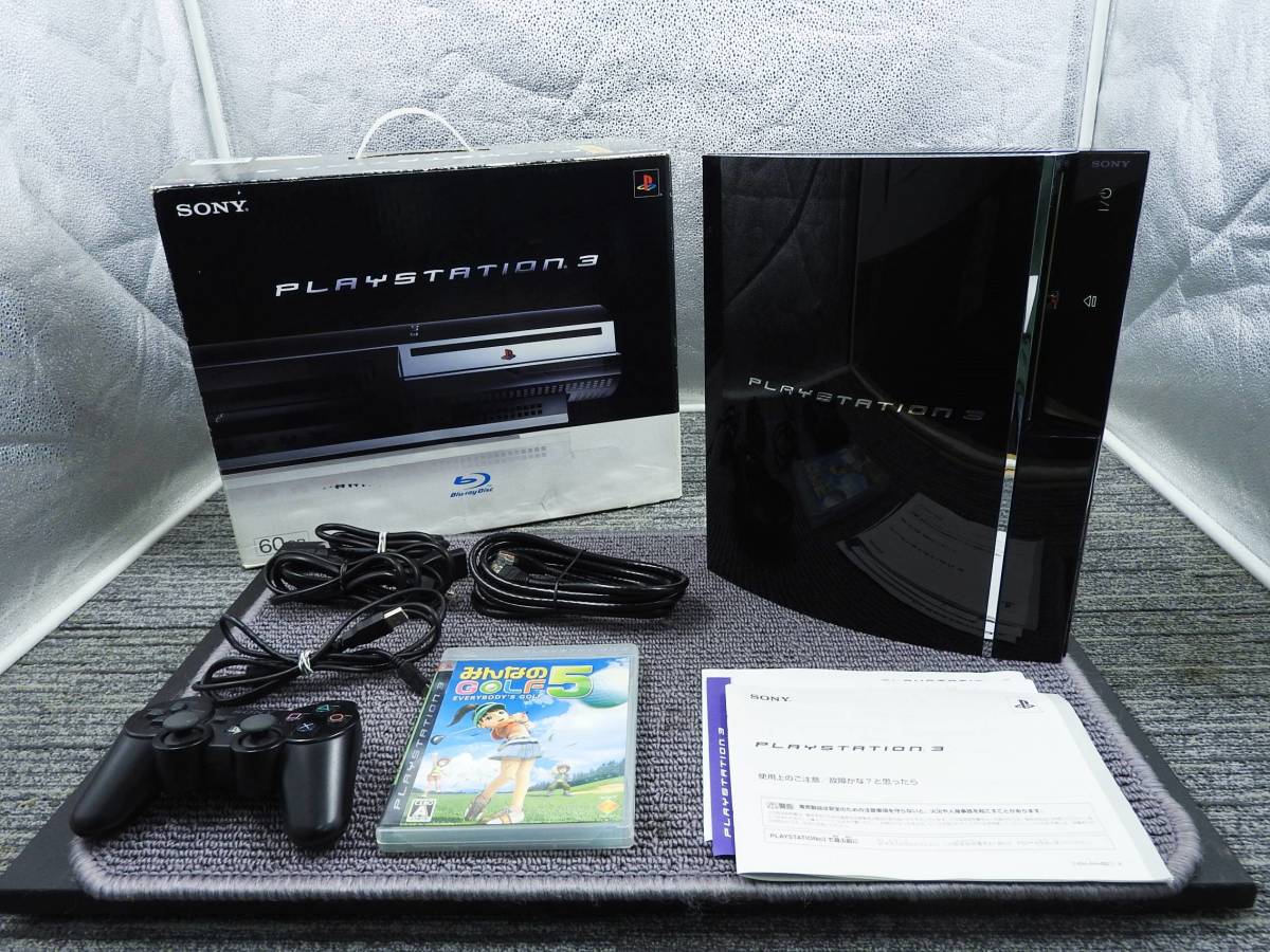 SONY 初期型 PLAYSTATION 3 本体 CECHA00 60GB 2006年製 中古品 中古