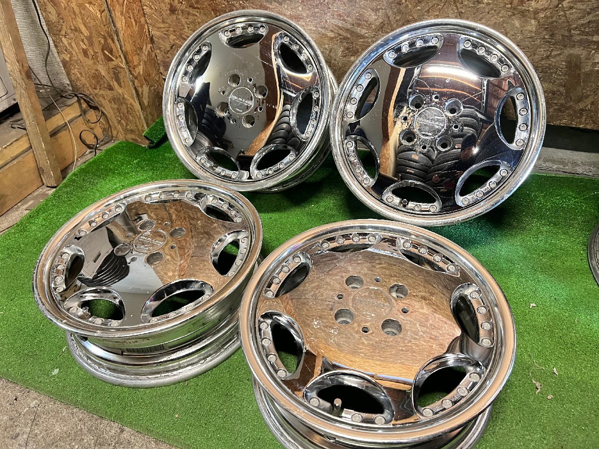 豊富な，新品 AME SHALLEN シャレン ディッシュ 15インチ 5J +45 PCD100 4H メッキホイール 4本セット(社外品)｜売買されたオークション情報、yahooの商品情報をアーカイブ公開 - オークファン 4穴