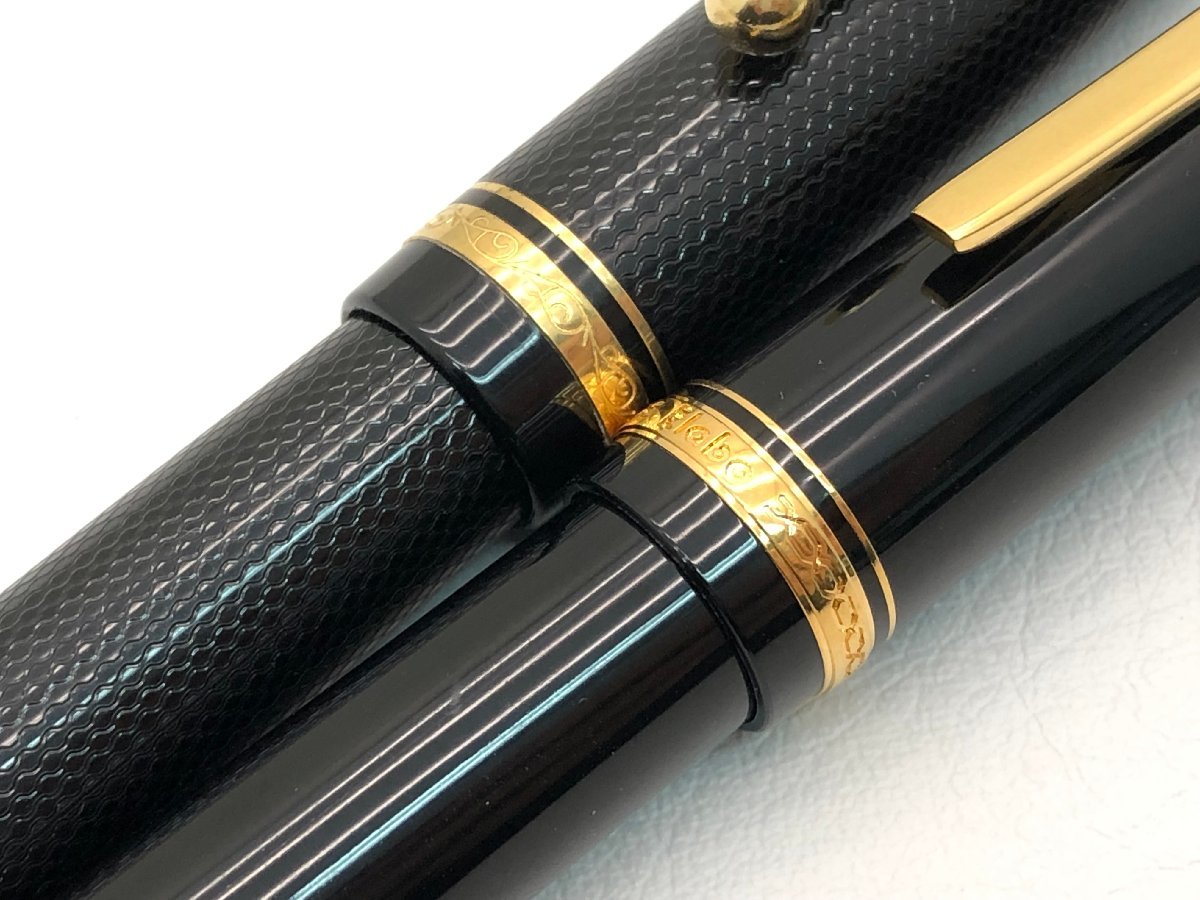 〇D410-P1-780☆ パイロット 万年筆 ペン先 14K 585 ブラック×ゴールド