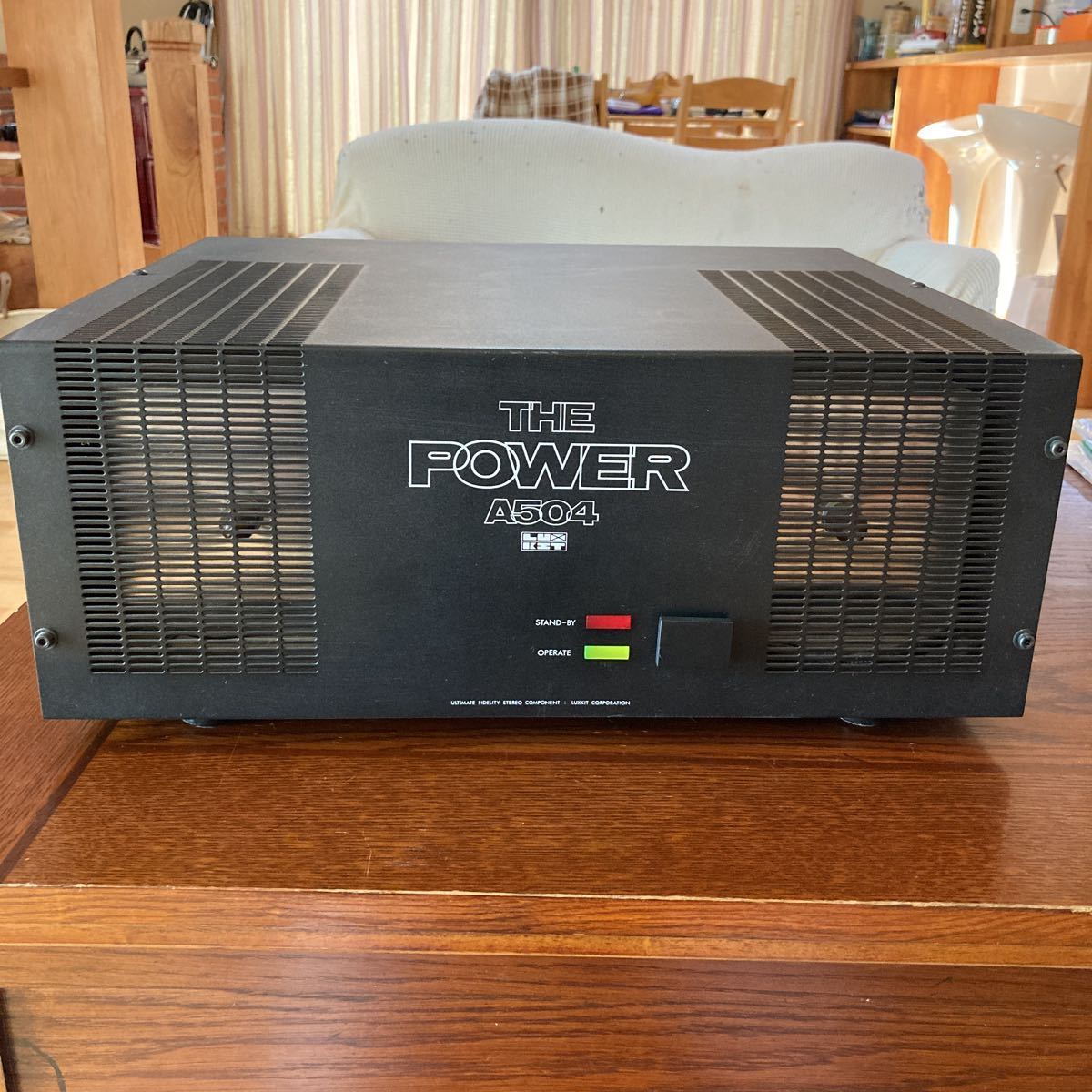 LUXKIT ラックスキット THE POWER A504 パワーアンプ 通電確認済み