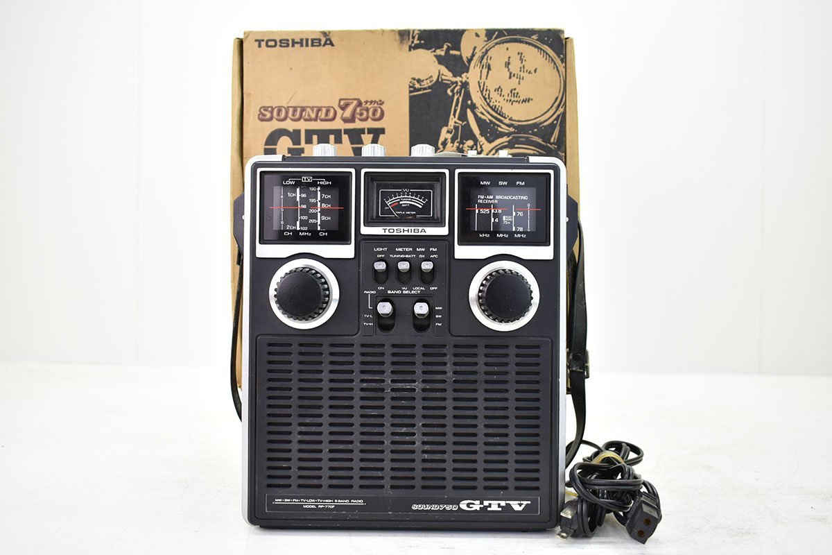 東芝サウンド750GS『RP-775F』 入手困難⁄動確済TOSHIBA 東芝 RP-775F BCL