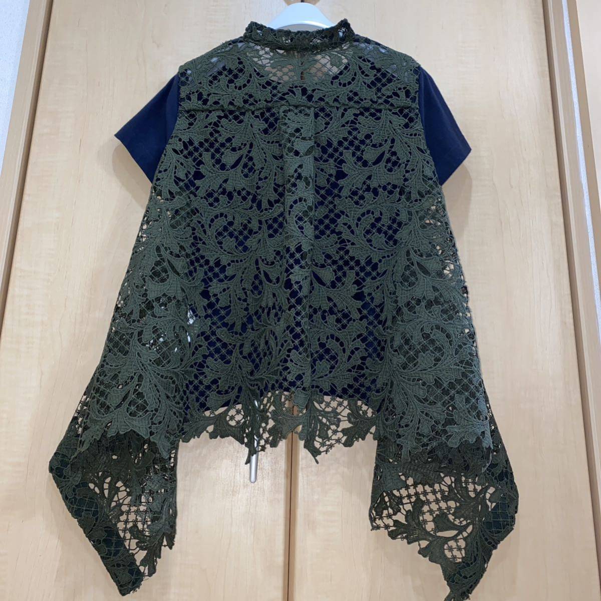 【矢田 亜希子】★sacai サカイ★2020SSレース カットソー Tシャツ プルオーバー トップス