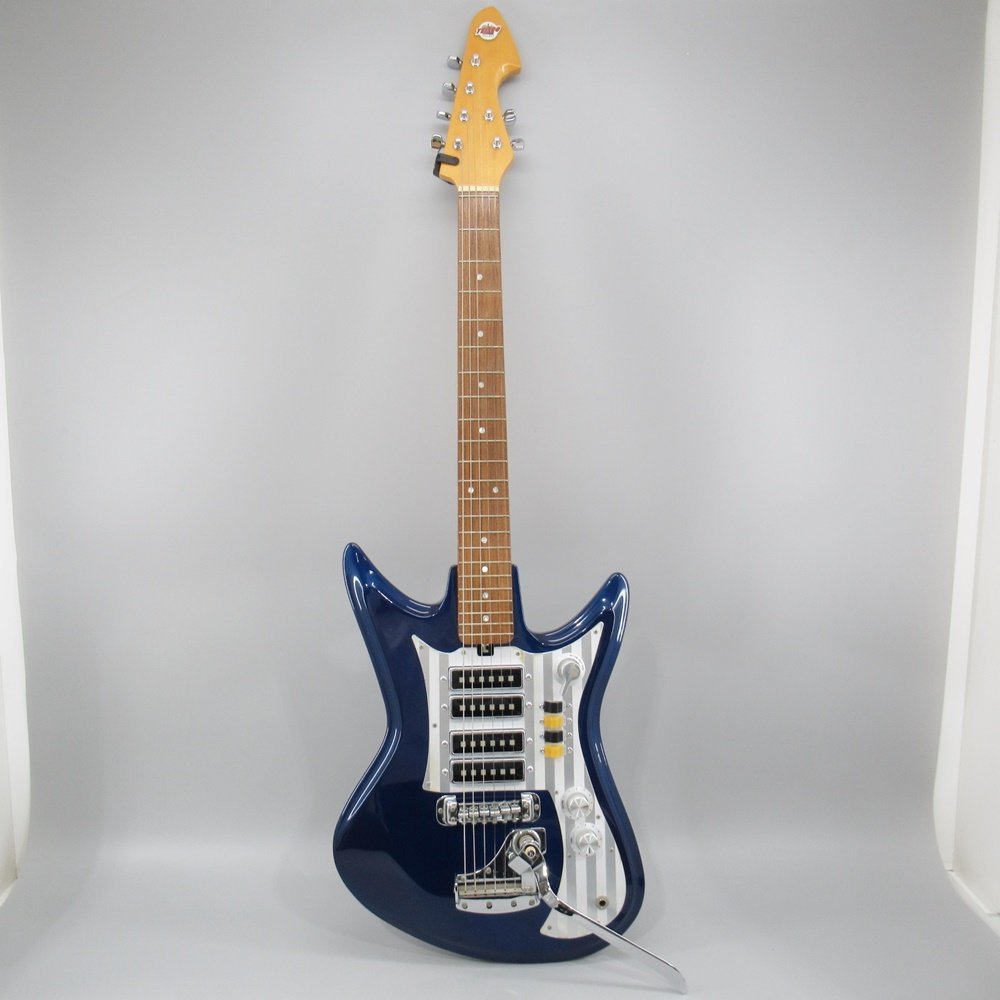 1円～ TEISCO テスコ K-4L ビザールギター ブルー ※動作未確認 現状品 カバー付き ※同梱不可 エレキギター 155-1873920【O商品】