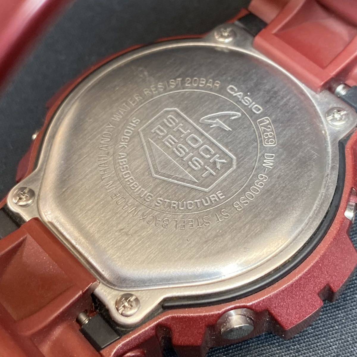 ○【YH-5038】中古美品 新品電池交換済み CASIO カシオ G-SHOCK DW 