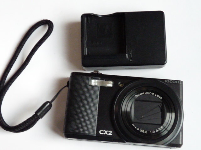 Blackrams仕様 リコー Ricoh CX2 ブラック 10.7x Optical Wide Zoom