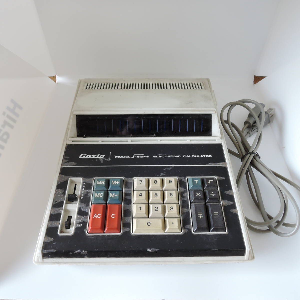 CASIO MODEL √162-S v162-S ☆不動品, ジャンク, レトロ電卓 