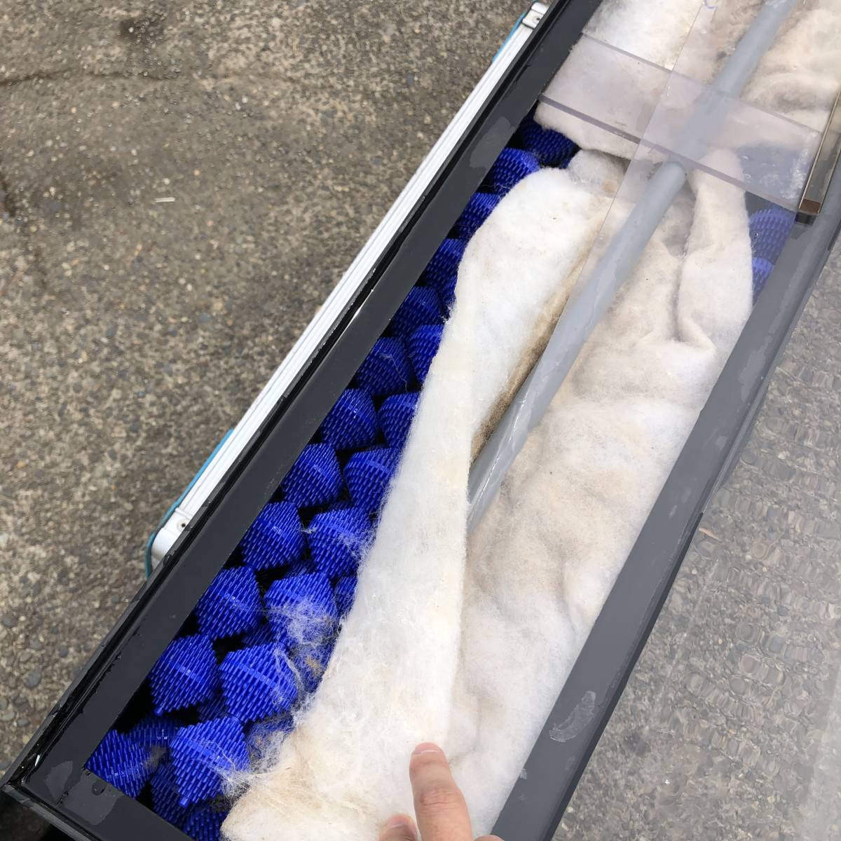 rei-sea レイシー RF-120 上部濾過BOX 濾過箱 上部フィルター 現状品