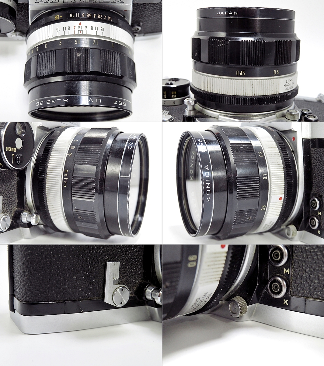 KONICA AUTOREX HEXANON 1:1.4 f=57mm UV SL39.3C コニカ オート