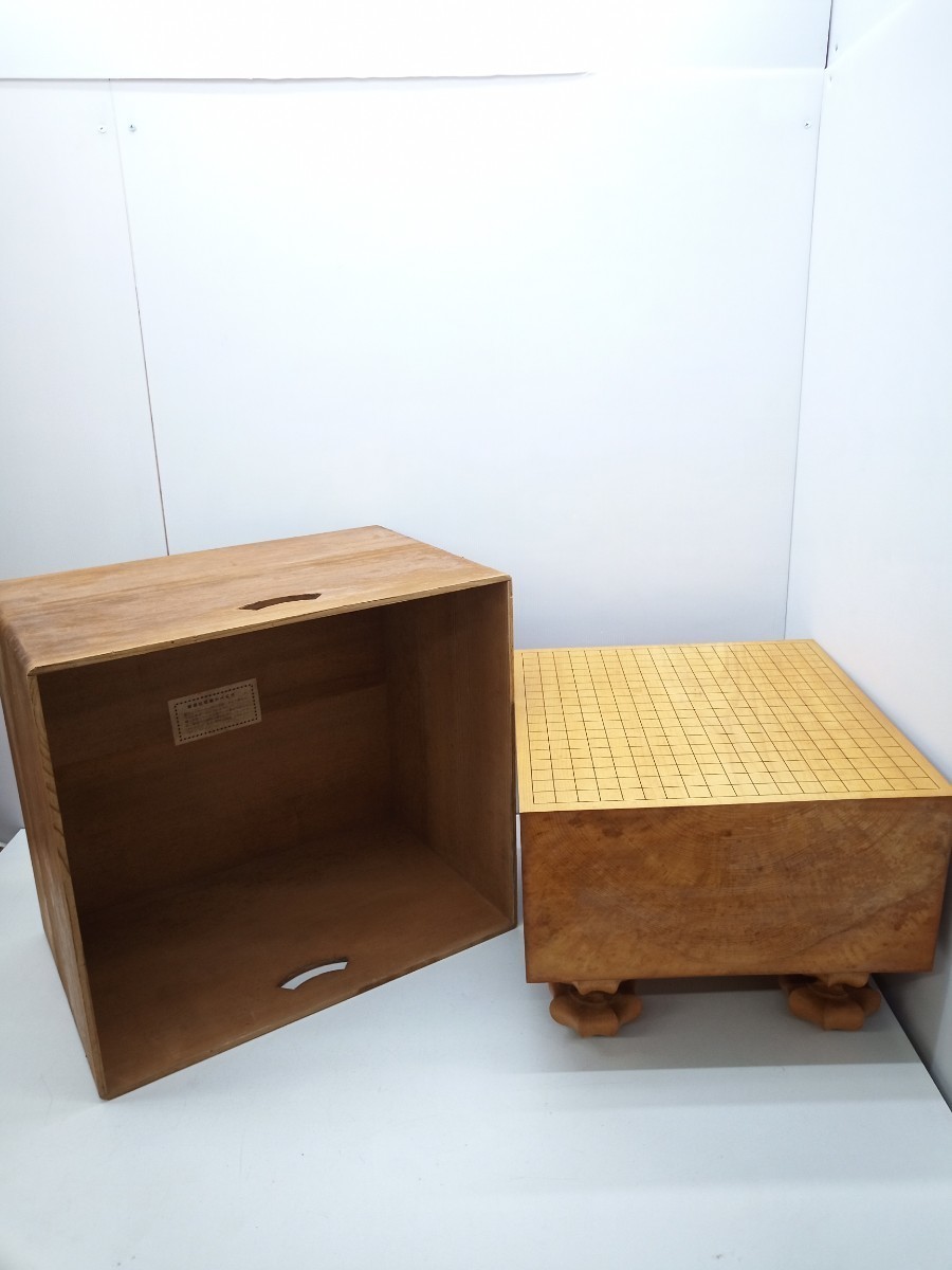 前川榧碁盤店 本榧足付碁盤 6寸3分（天柾） ga60029 本榧」の落札相場