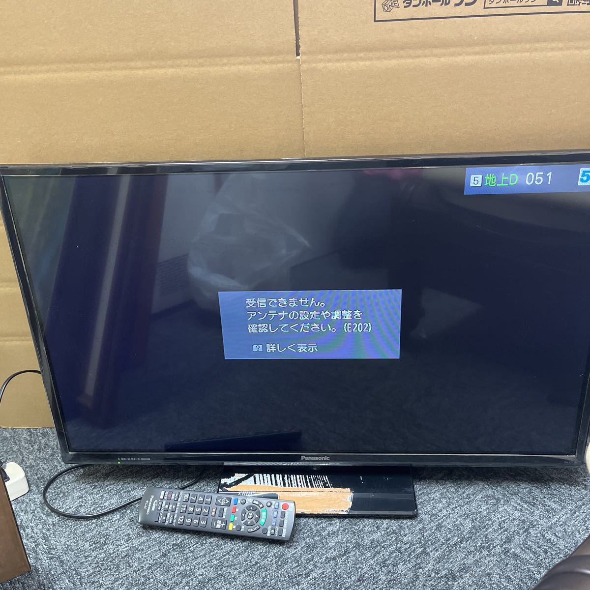 74068◎Panasonic パナソニック 液晶テレビ TH-32E300 黒 ブラック 32V型 32インチ 2017年製B-CAS有★直接引き取り千葉県浦安市★