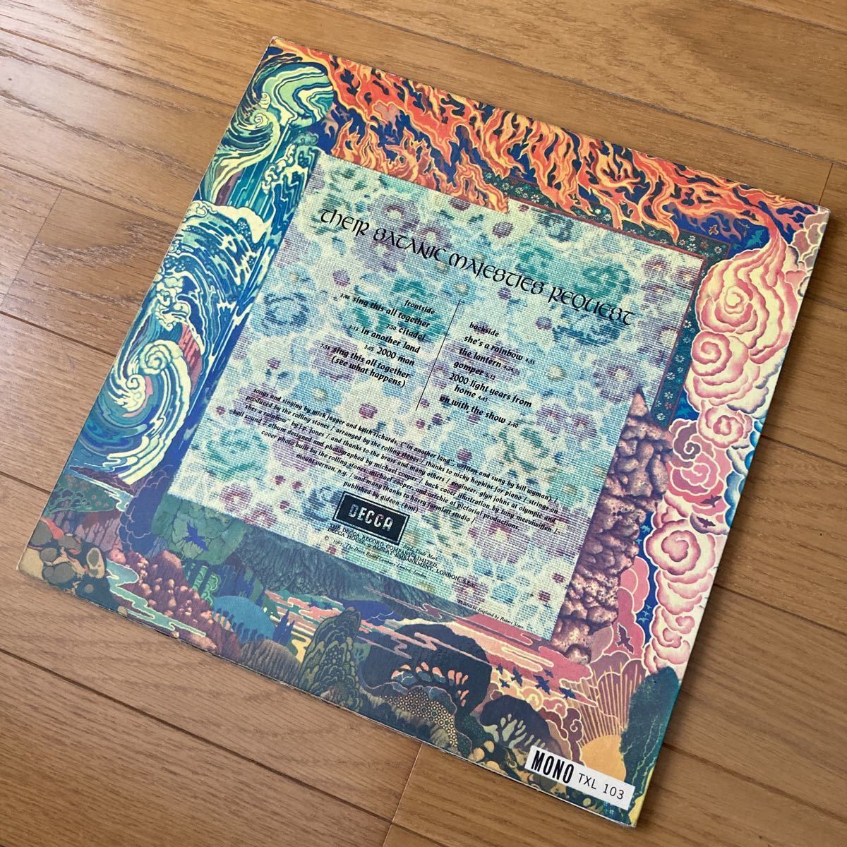 【UKオリジナル】ローリングストーンズ　サタニックマジェスティーズ　モノラル盤 ローリング・ストーンズ UK盤THEIR SATANIC MAJESTIES REQUESTいろいろ