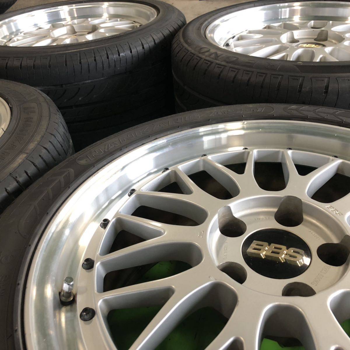 BBS LMP078ホイール4本セット 8J×18+35 5/114.3 NT123 中古 BBS ホイール LMP078 18×8J +35 LMP079 18×9J +35 PCD