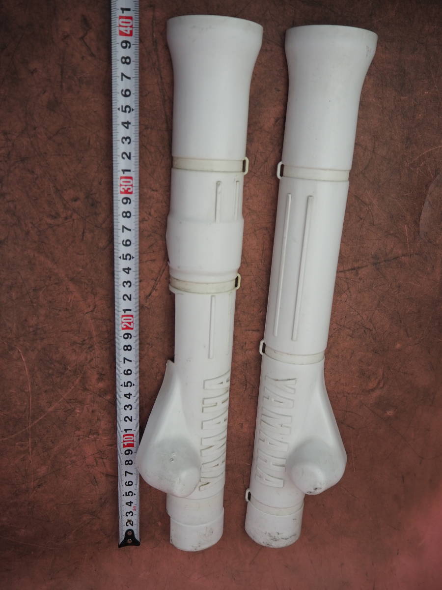 (1台分解)　超希少 !! 割れなし / ヤマハ刻印あり　 セロー225 純正　フォーク　ガード　カバー　カウル 1KH (セロー 3RW) 100haaT4