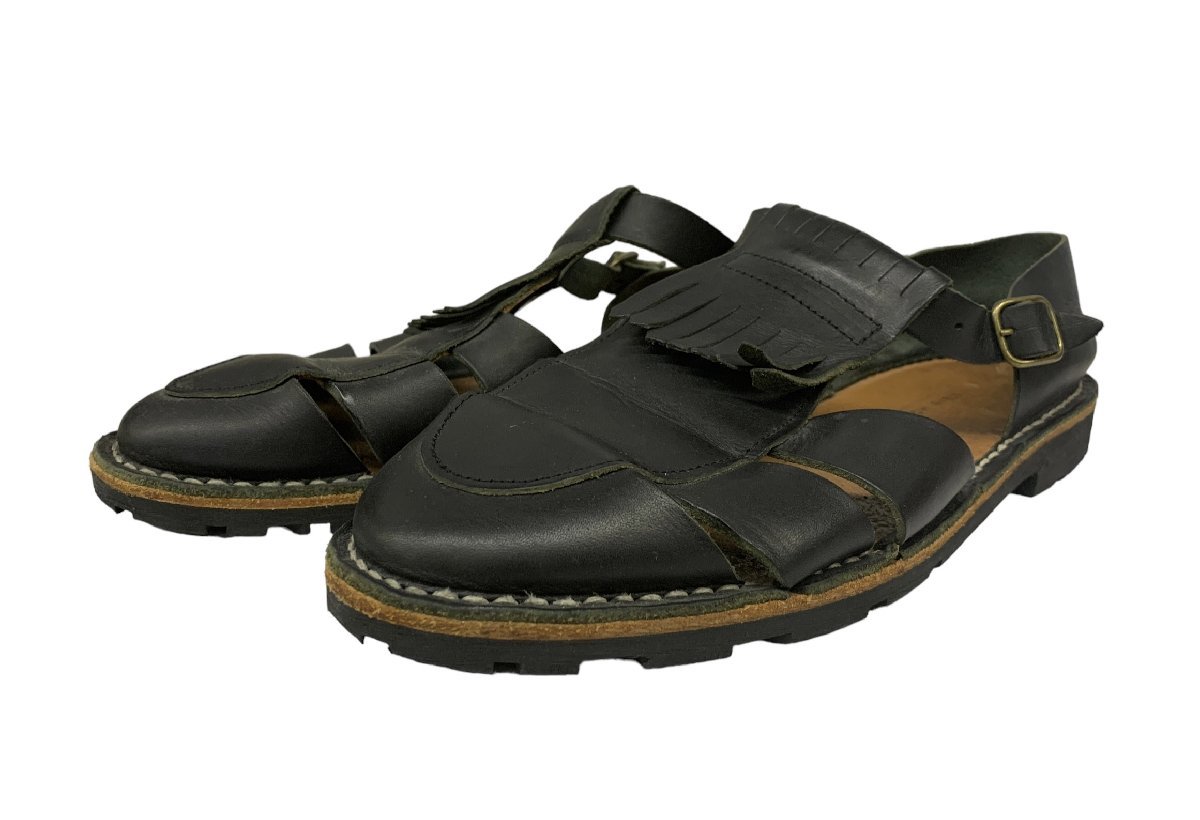 STEVE MONO(スティーブ モノ) Sandals Leather Black サンダル レザー 