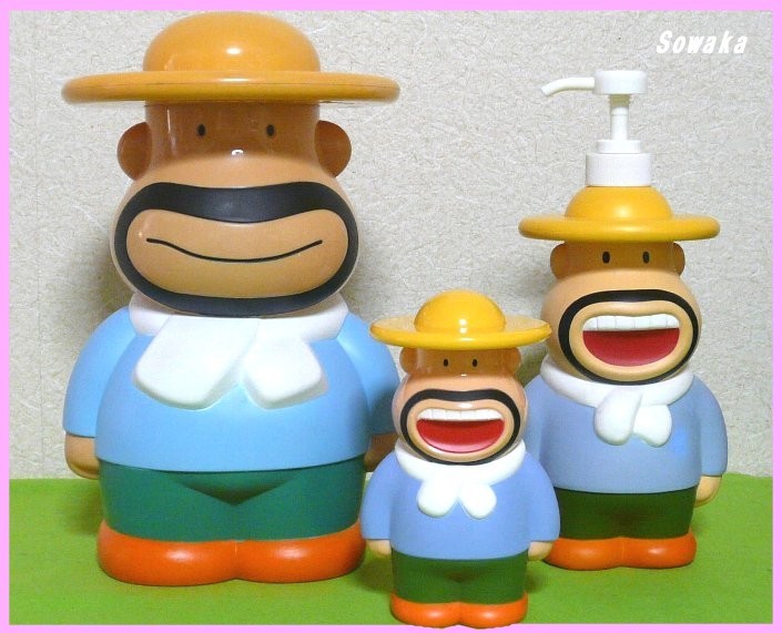 1円～□明治製菓ノベルティー☆カールおじさん 3点セット☆大型貯金