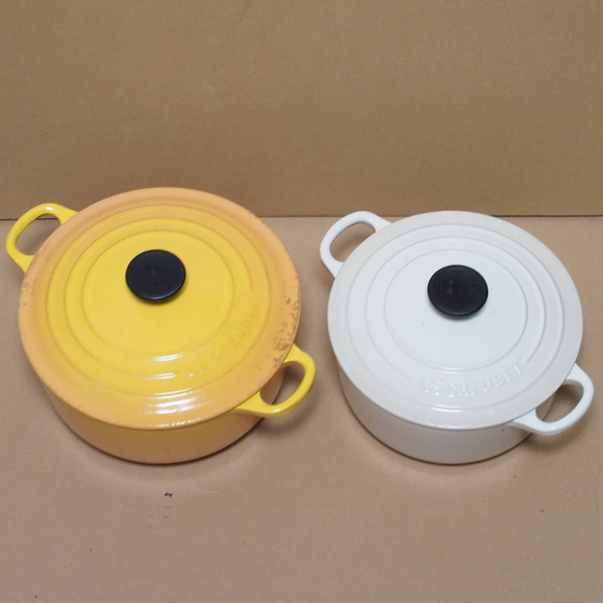 ル・クルーゼ 両手鍋 18cm LE CREUSET マルミット18cm ナツメグ 両手鍋