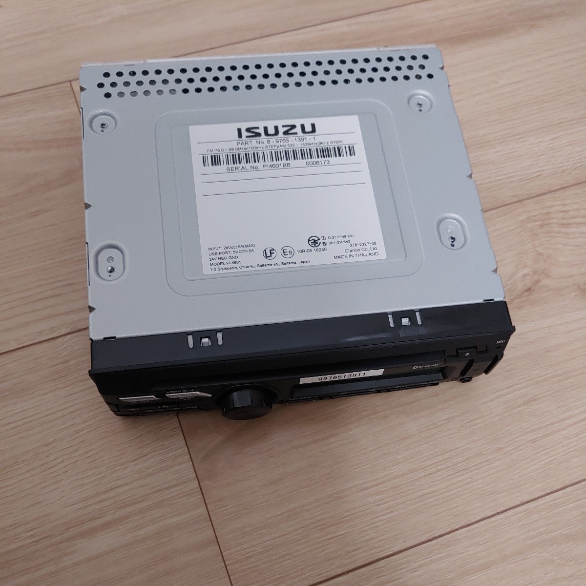 24V CDラジオ いすゞ 純正 オーディオ 新車外し Bluetooth 新車外し