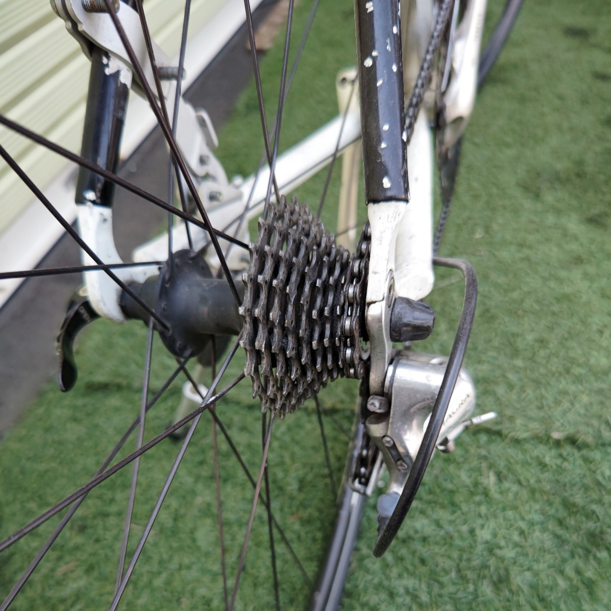 札幌発〜LOUIS GARNEAUルイガノ　ロードバイク　CTR 460サイズ　アルミフレーム　2×9=18速　普通に乗れます!　手渡し希望!_3