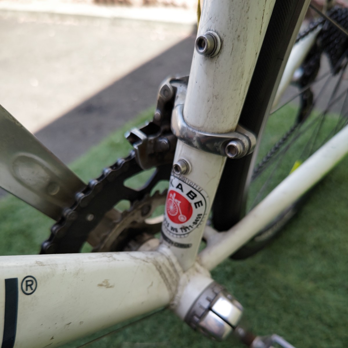 札幌発〜LOUIS GARNEAUルイガノ　ロードバイク　CTR 460サイズ　アルミフレーム　2×9=18速　普通に乗れます!　手渡し希望!_4