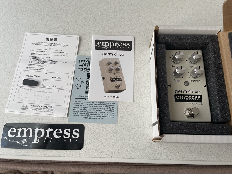 empress effects オーバードライブ germ drive 新品同様