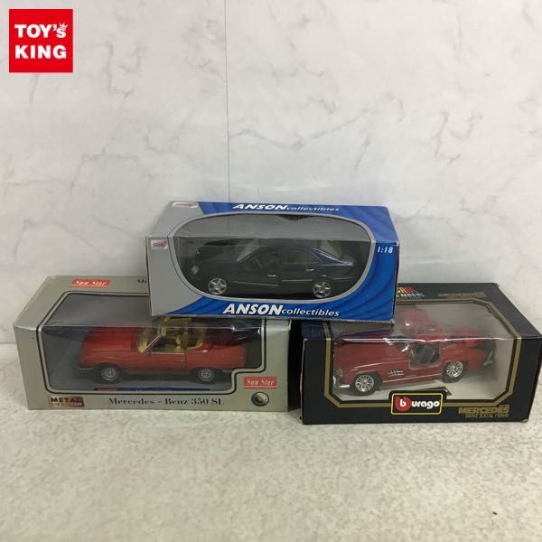 ANSON 1⁄18 Mercedes Benz 1円〜 ジャンク含 ANSON 1/18 メルセデスベンツ