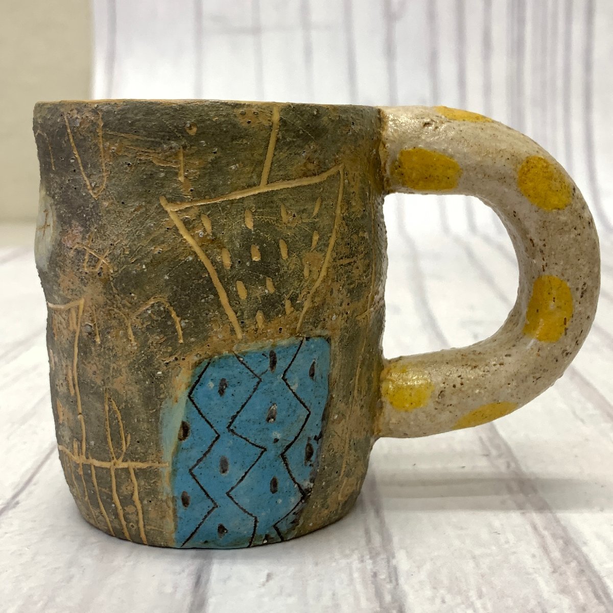 s001 K3 保管品 吉川裕子 フリーカップ 3個 まとめ 中古 良品 作家物 