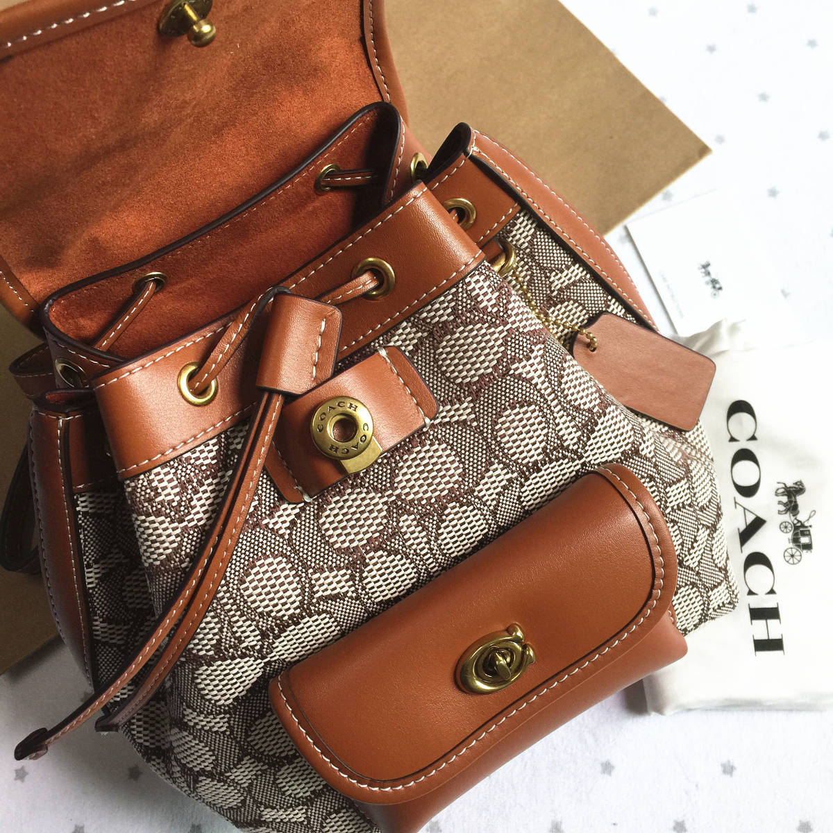 新品未使用】COACH コーチバッグ CH591 リア バックパック 21