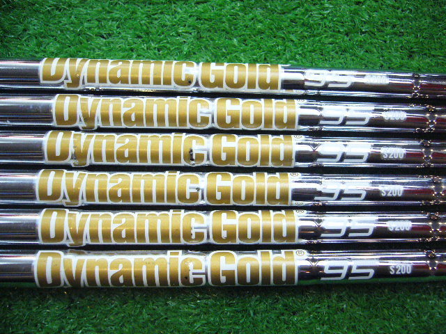 シャフト単品 アイアンシャフト ダイナミックゴールド 95 (S200) 6本