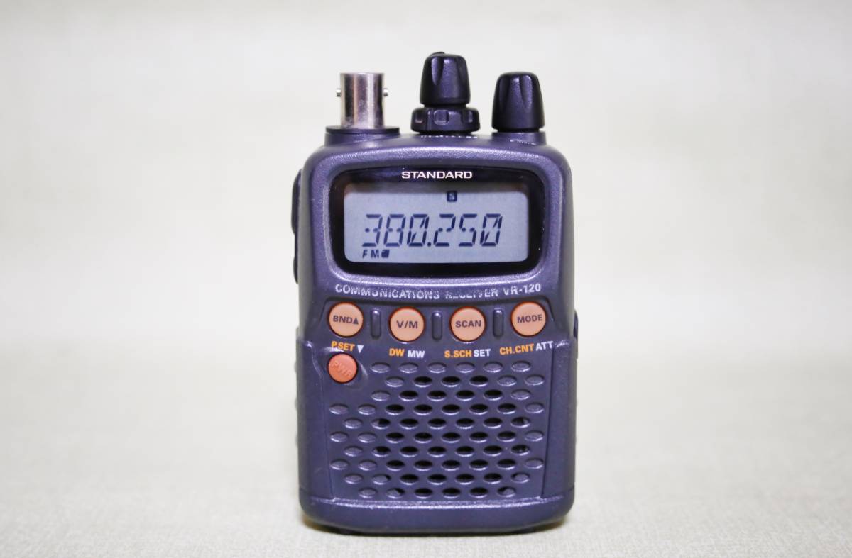 VR-120 YAESU 広帯域ハンディ受信機 スタンダード エアバンド 広帯域