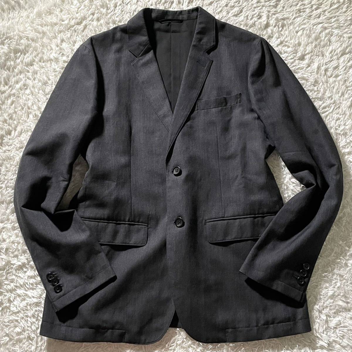 極美品/Lサイズ○マーガレットハウエル 麻 春夏テーラードジャケット 