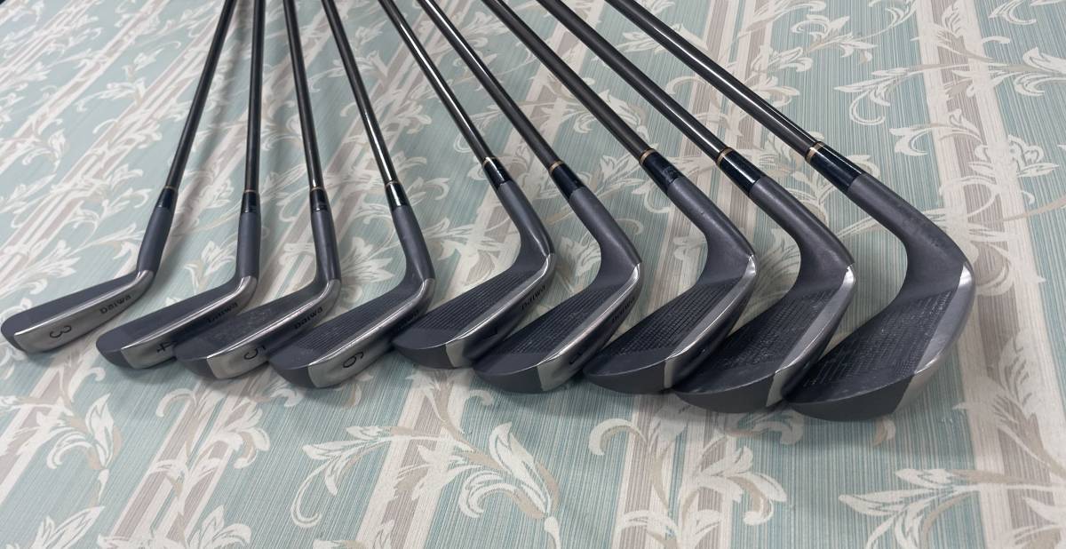 ☆レア☆ダイワ Daiwa CARBOREX KEVLAR SF アイアン 3～F 9本 カーボン R☆