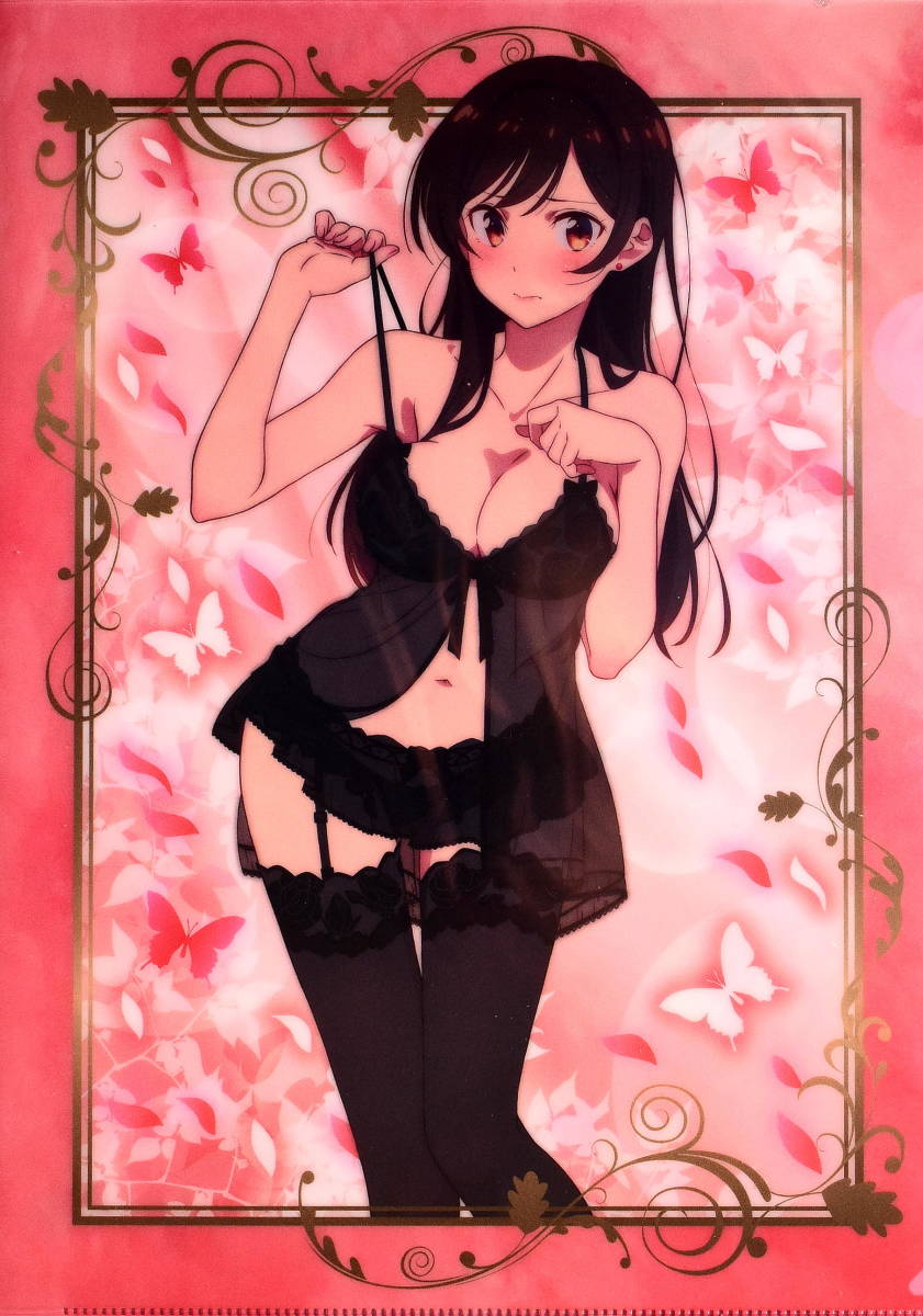 アニメ 彼女、お借りします A4 クリアファイルセット 【A】水原千鶴 桜沢墨 描き下ろし 未開封品 クリアファイル