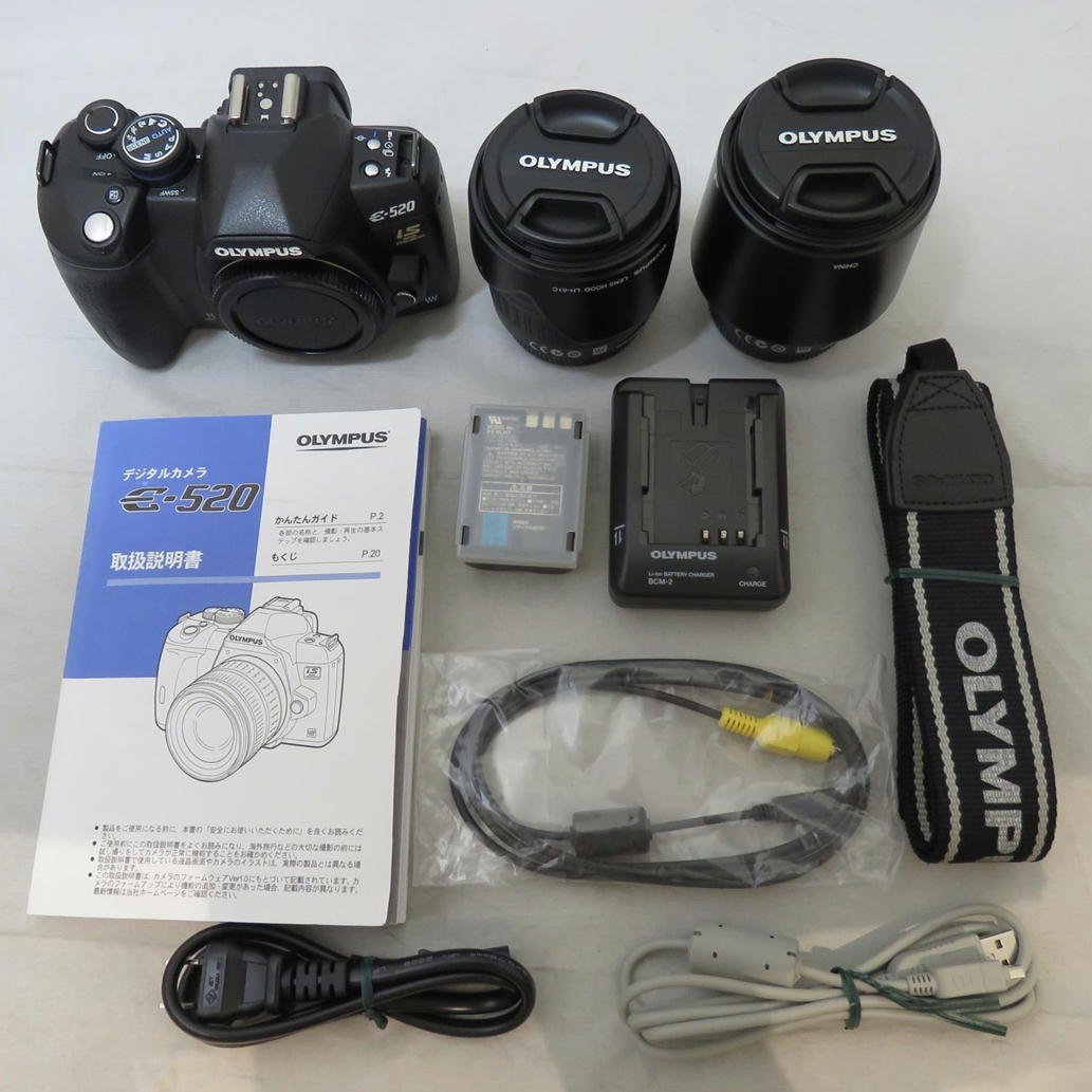 OLYMPUS E-520 ダブルズームセット フルセット 元箱付 オリンパス E