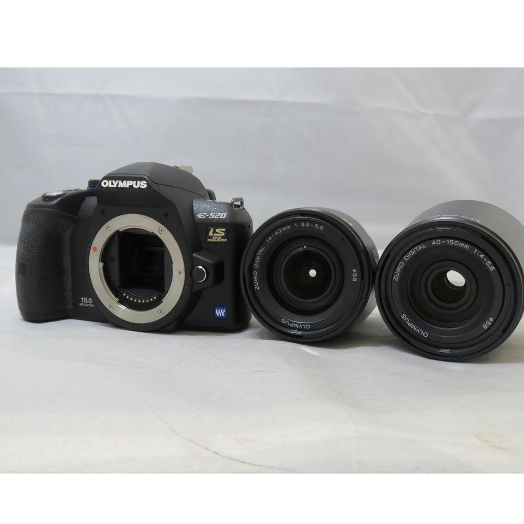 OLYMPUS E-520 ダブルズームセット フルセット 元箱付 オリンパス E