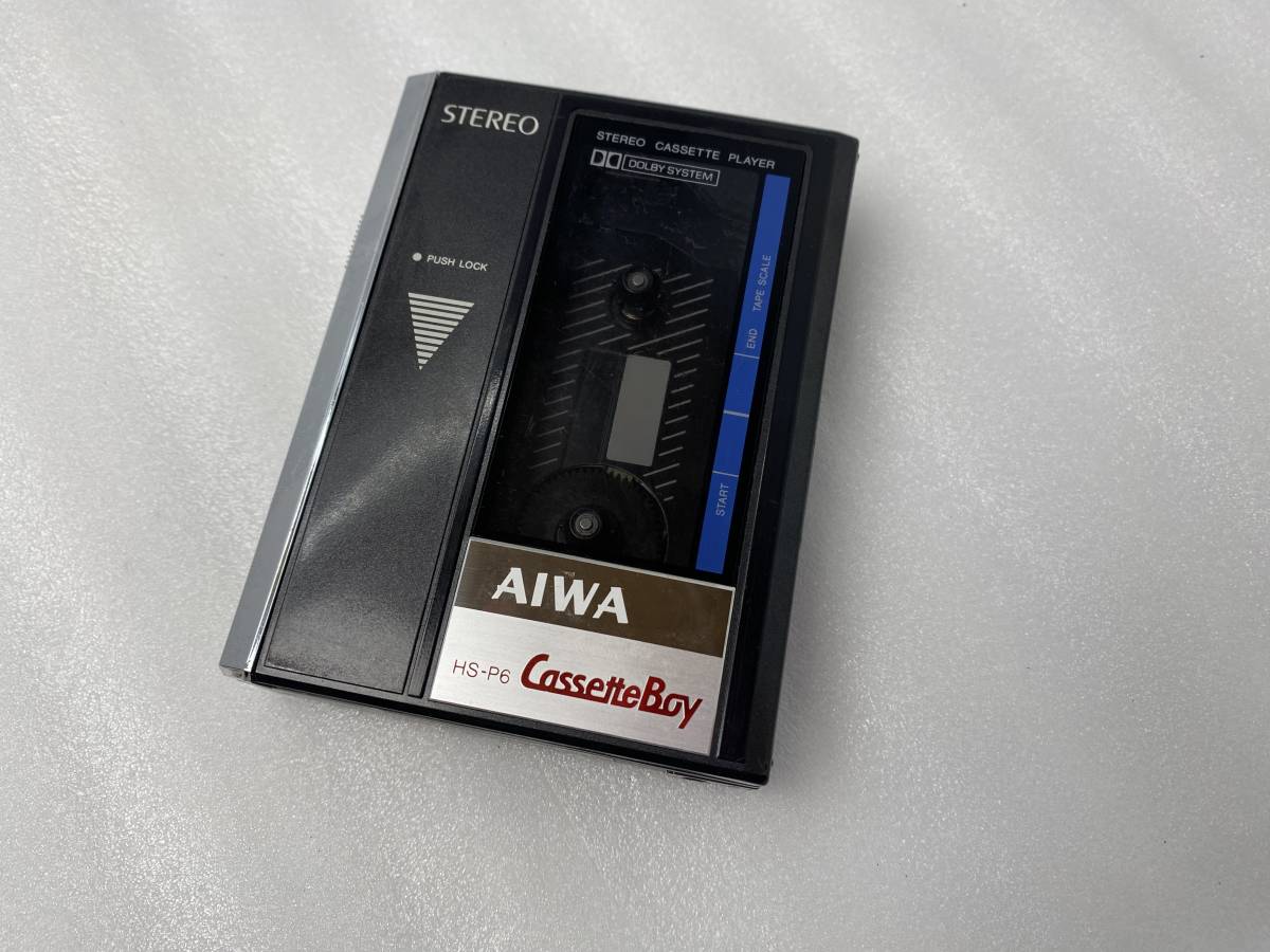 ☆必見 希少 AIWA アイワ HS-P6 ☆ジャンク品 AIWA アイワ☆HS-P6 カセット