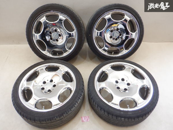 ●Carlsson カールソン 19インチ 8.5J ＋40 5H 5穴 PCD114.3 ホイール タイヤ 4本セット 即納 クラウン マジェスタ セルシオ シーマ フーガ