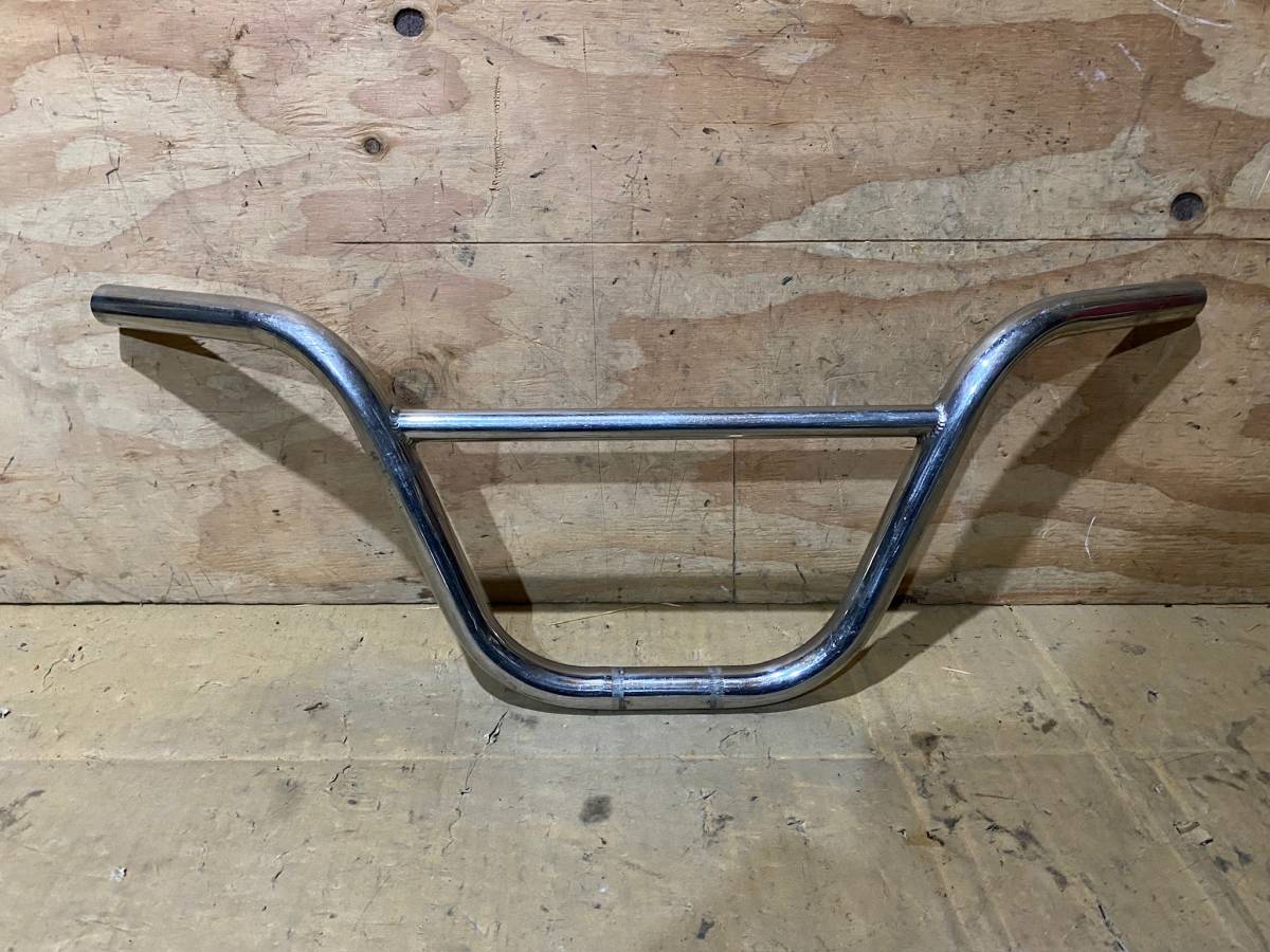 OLD BMX ハンドルバー メッキ 中古パーツ OLD BMX VINTAGE BMX　当時モノ