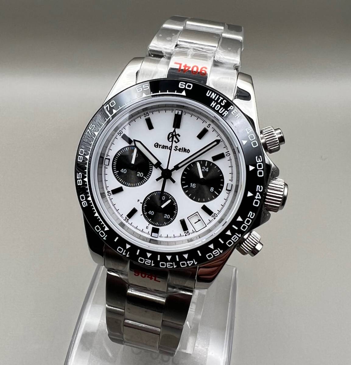 SEIKO MOD VK63 カスタム パンダ ディトナオマージュ クロノグラフ