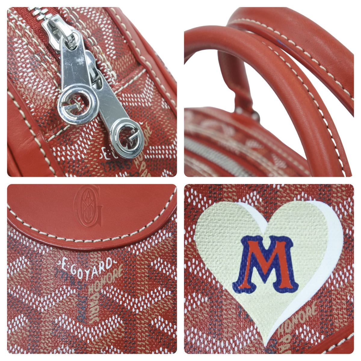 GOYARD ゴヤールサンジャンヌ ストラップ赤 レッド GOYARD ゴヤールサンジャンヌ ストラップ赤 レッド