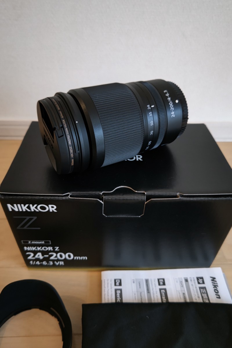 極美品 ニコン Nikon NIKKOR Z 24-200mm F/4-6.3 VR ARCREST 67㎜