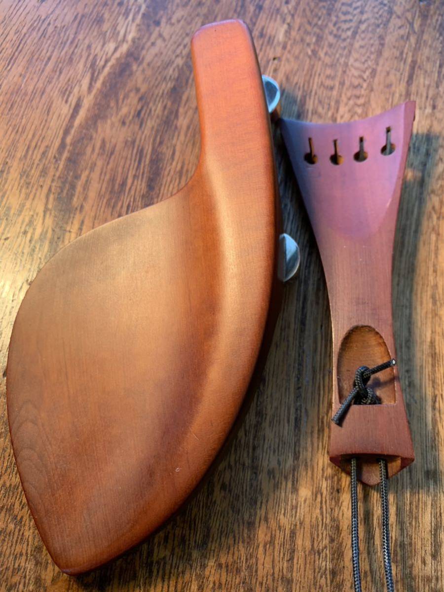 バイオリン 顎当て ローズ紫檀 クローソン型 セミヒル バイオリン