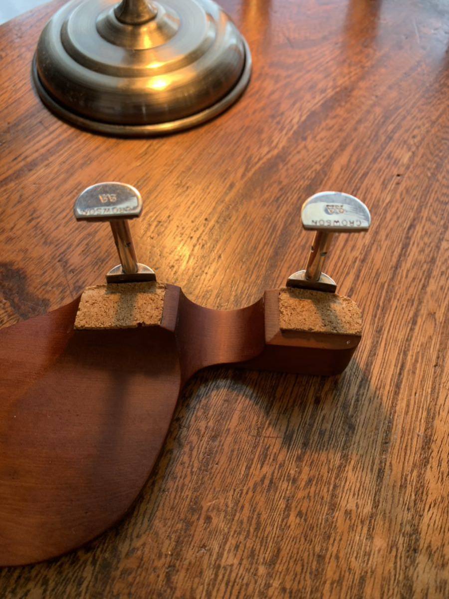 バイオリン 顎当て ローズ紫檀 クローソン型 セミヒル バイオリン