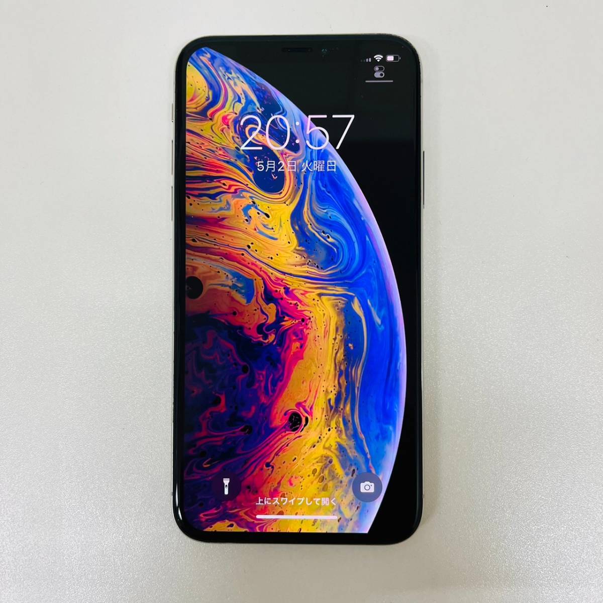 iPhoneXS[64GB] 【C-17274】 AU iPhoneXS 64GB White MTAX2J/A SIM