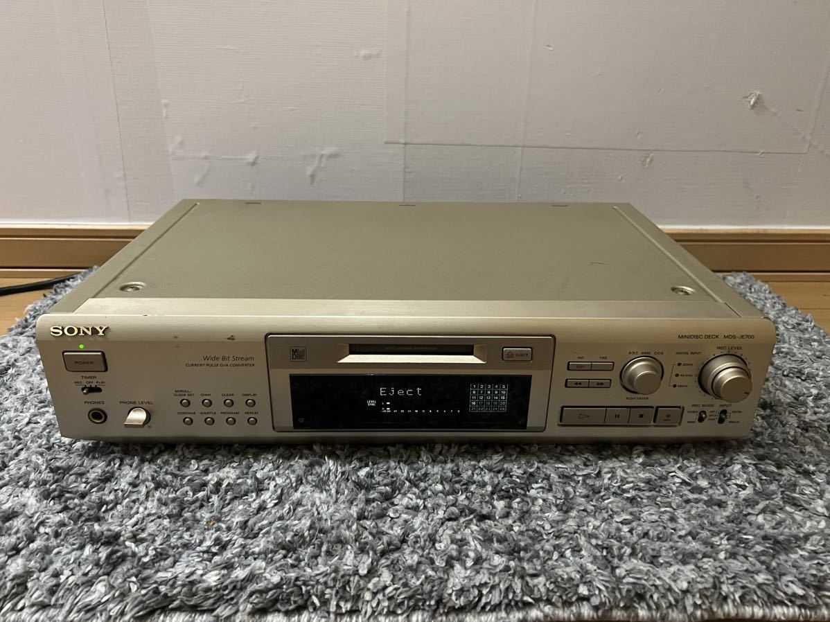 MDデッキ SONY MDS-JE700 MDデッキ MDレコーダー 通電確認済み