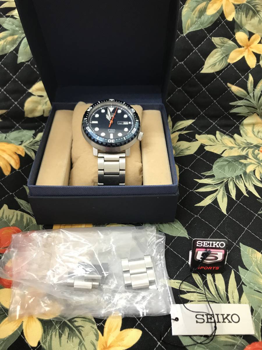 SEIKO 裏スケ 海外モデル セイコー セイコー5スポーツ ボトルキャップ